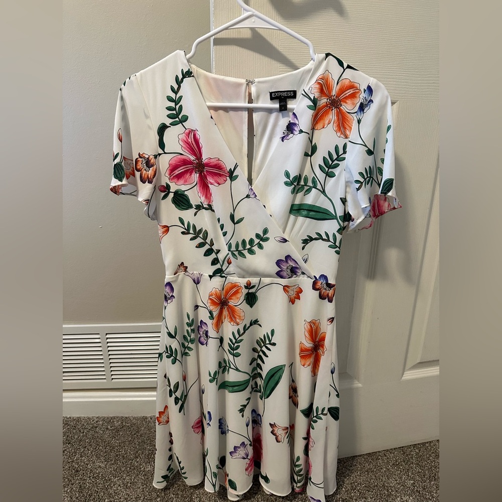 Express Floral Dress Worn Once Size 2